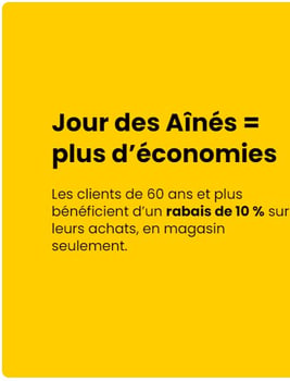 Rabais Aînés Tigre Géant Rabais Aînés Tigre Géant